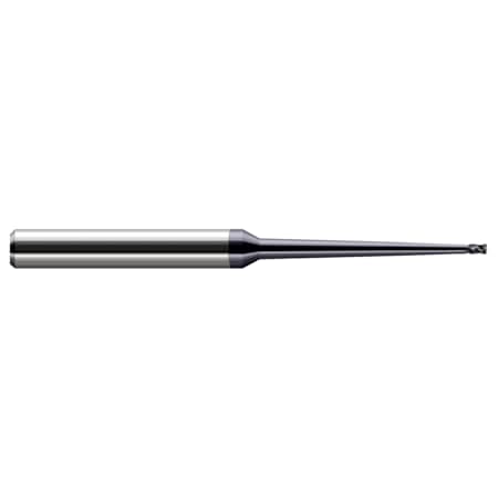 Miniature End Mill - 2 Flute - Square, 0.2500 (1/4), Overall Length: 4